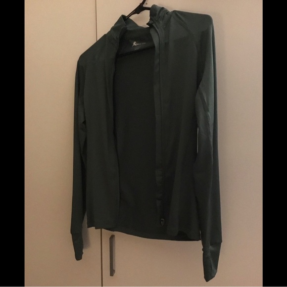 Green sport jacket yoga workout cool pretty - Picture 1 of 2